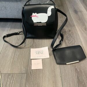 Kate spade make it mine Maddie backpack NWOT kitty fat cat w extra flap bag tote